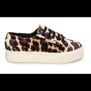 SUPERGA cheetah shoes